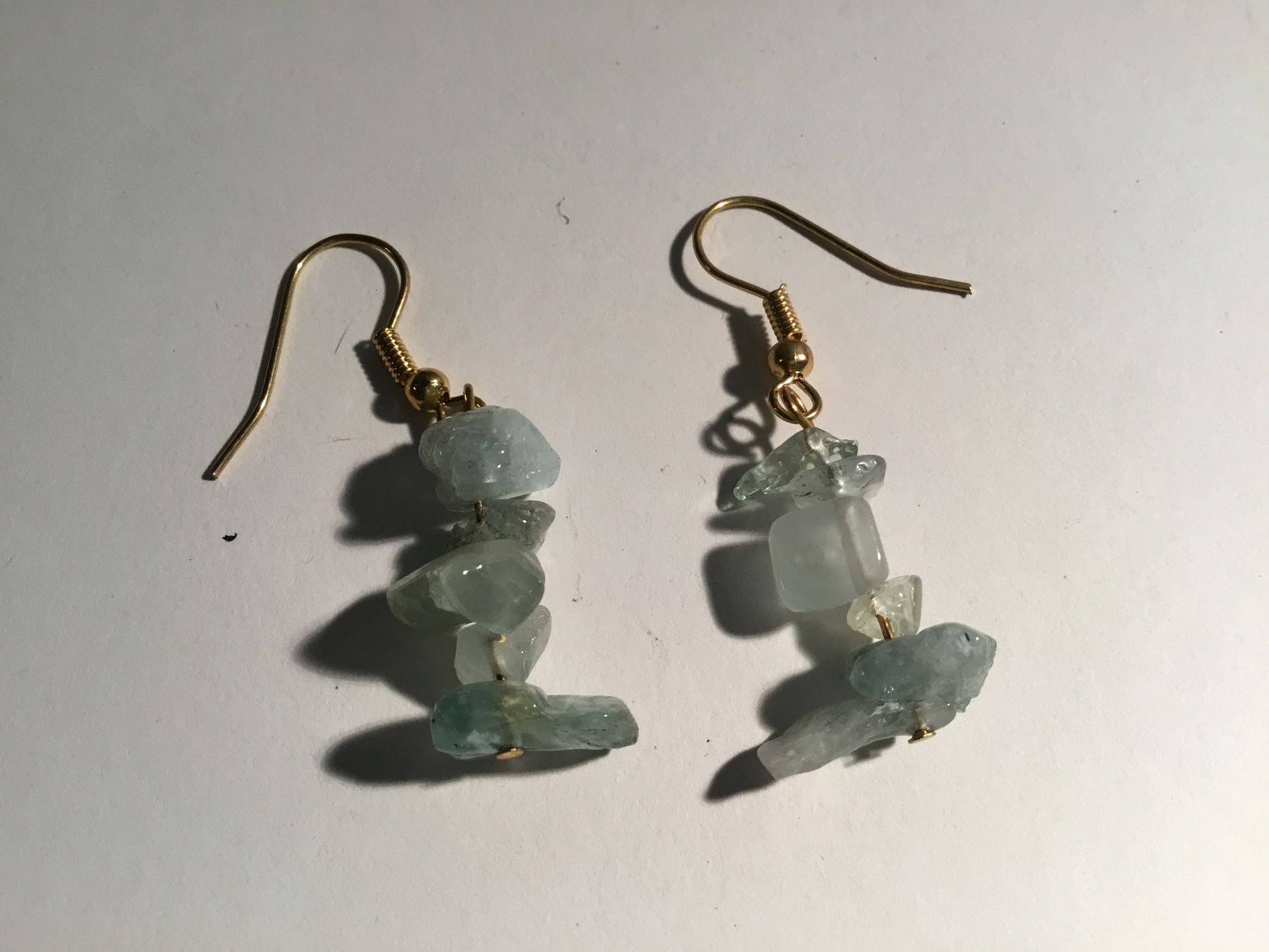 Orecchini pendenti & Orecchini a lobo: Ohrhänger Aquamarin Heilstein – Nuovo e nell'imballaggio originale da Doppleschwand venduto da lapis106