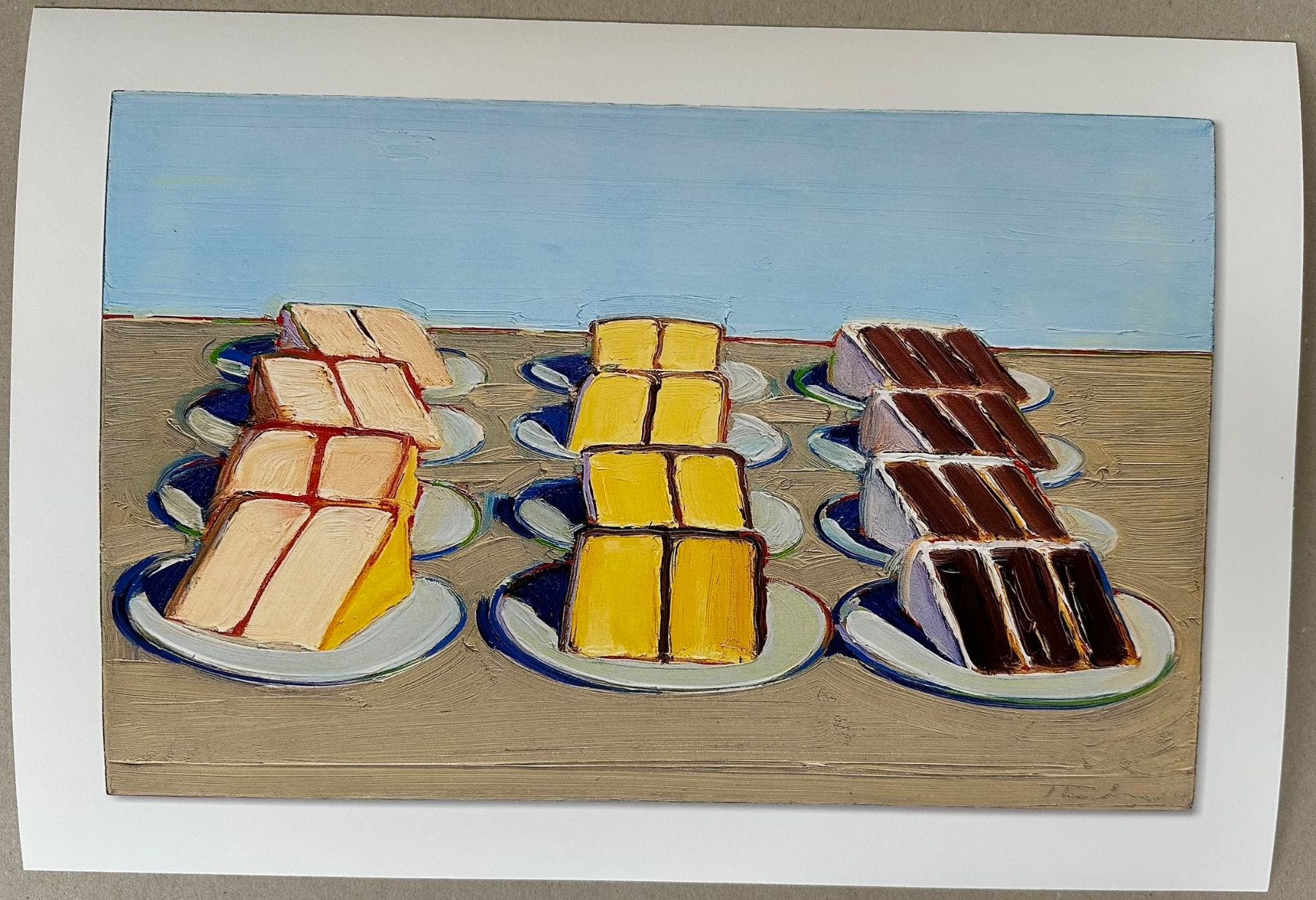 Foto & Immagini: Wayne Thiebaud: Cake Rows Pop Art Print – Nuovo (secondo la descrizione) da Meilen venduto da Smgdesign