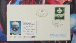 CL35 Enveloppe + Timbre Autriche 1962 Theme Ballon