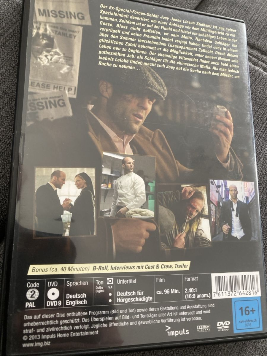 Tutti i DVDs: Redemption Jason Statham dvd – Usato da Seengen venduto da Predator86 1
