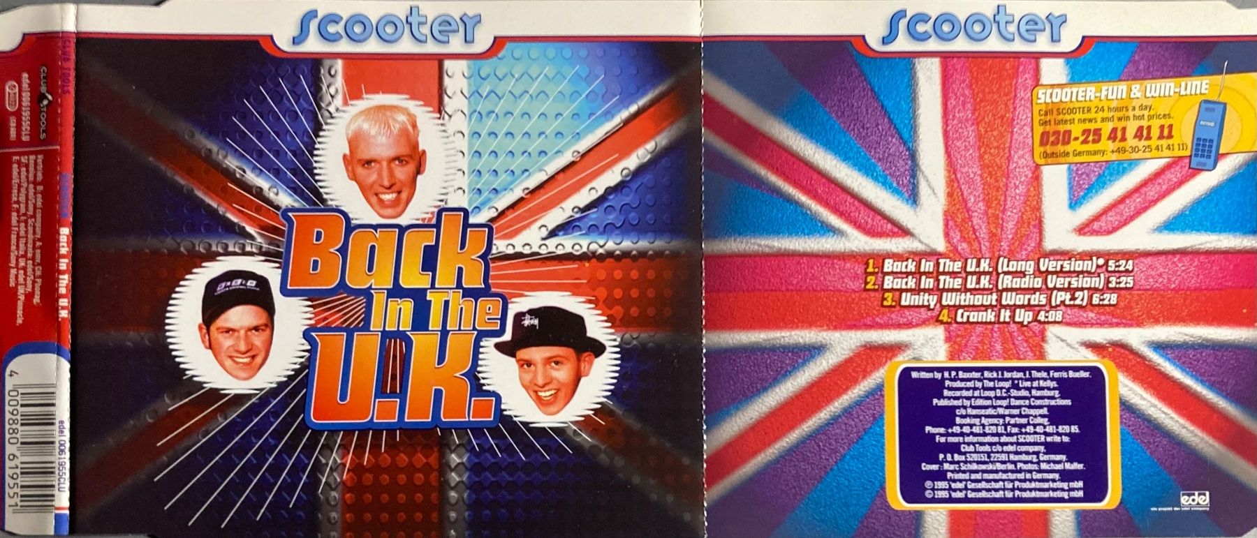 CD: SCOOTER - BACK IN THE U.K. – Usato da Poliez-Pittet venduto da Newtown-Records