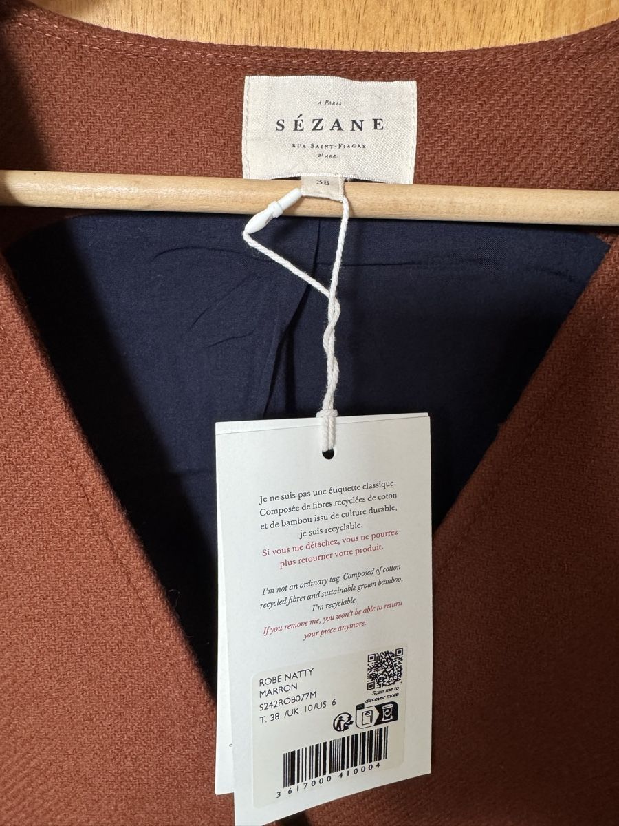 Sezane Vestiti: Robe Natty Sézane - marron – Nuovo e nell'imballaggio originale da Le Lignon venduto da mae_9hql 2
