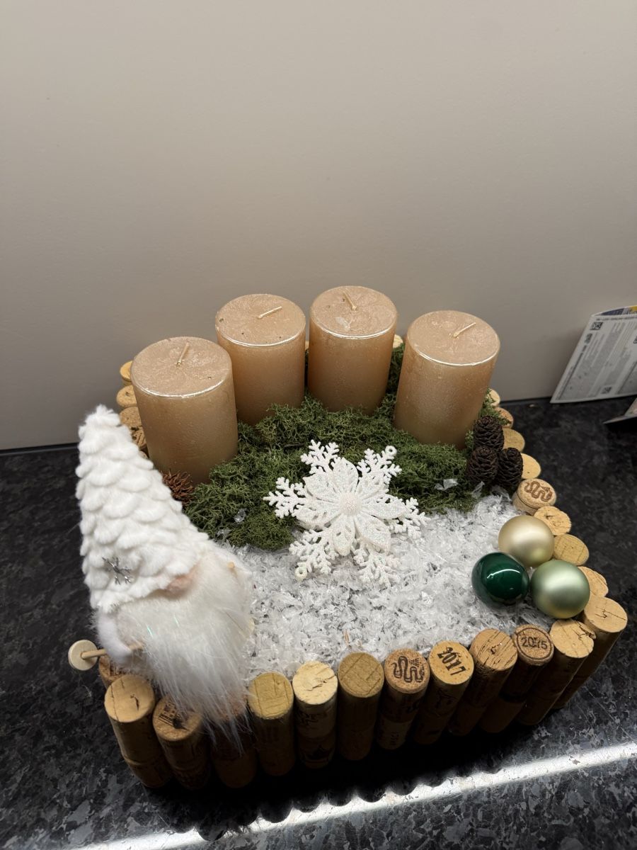 Tutte le decorazioni: Selbstgemachter Adventskranz – Nuovo (secondo la descrizione) da Goldingen venduto da Wibli96 2