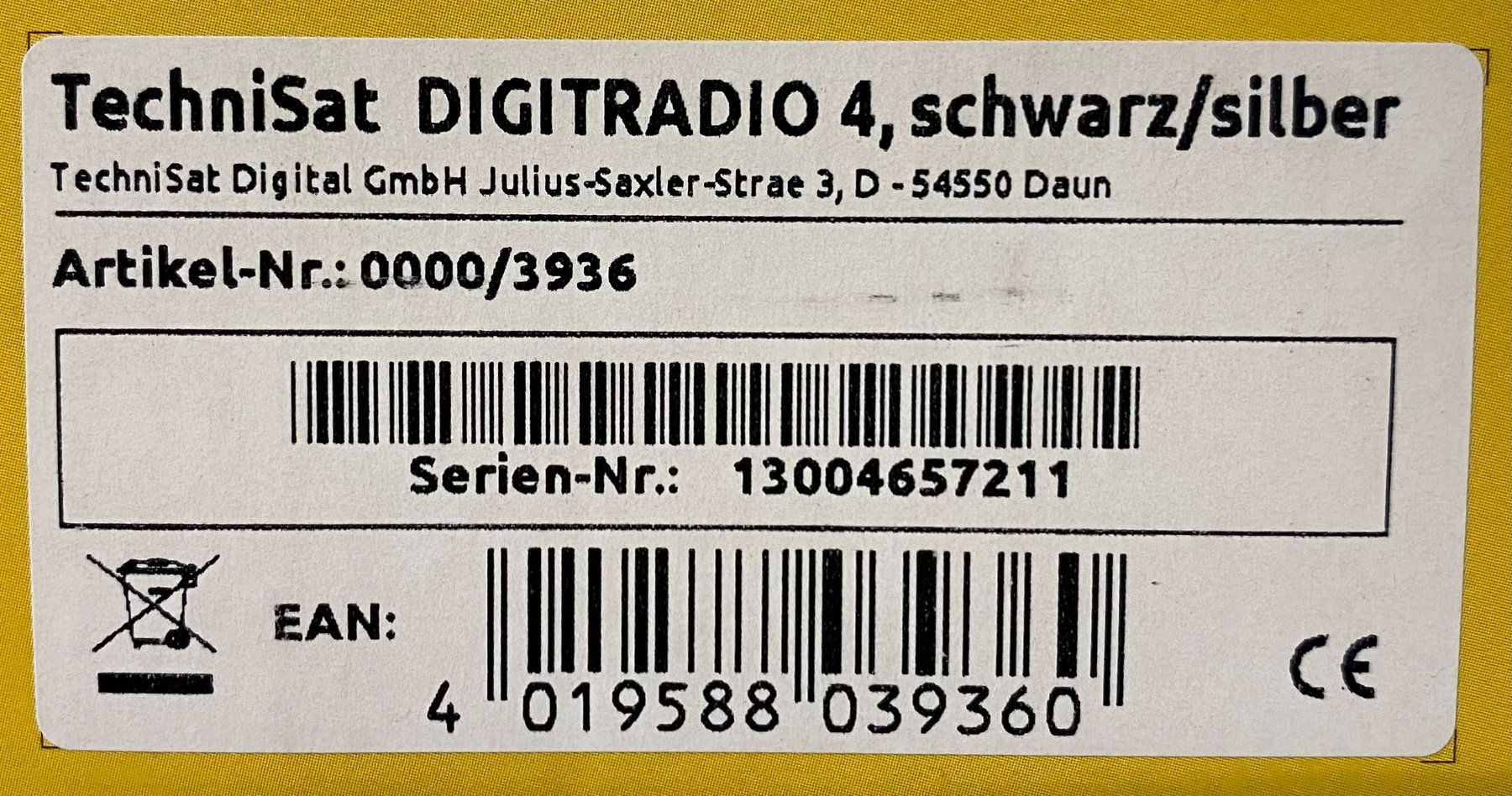 Technisat Radios: TechniSat Digitradio 4 stereoradio DAB+/FM – Neuf avec emballage d'origine à Bex par 1_style 2