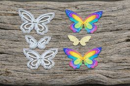 Neues Stanzschablonen-Set Schmetterlinge