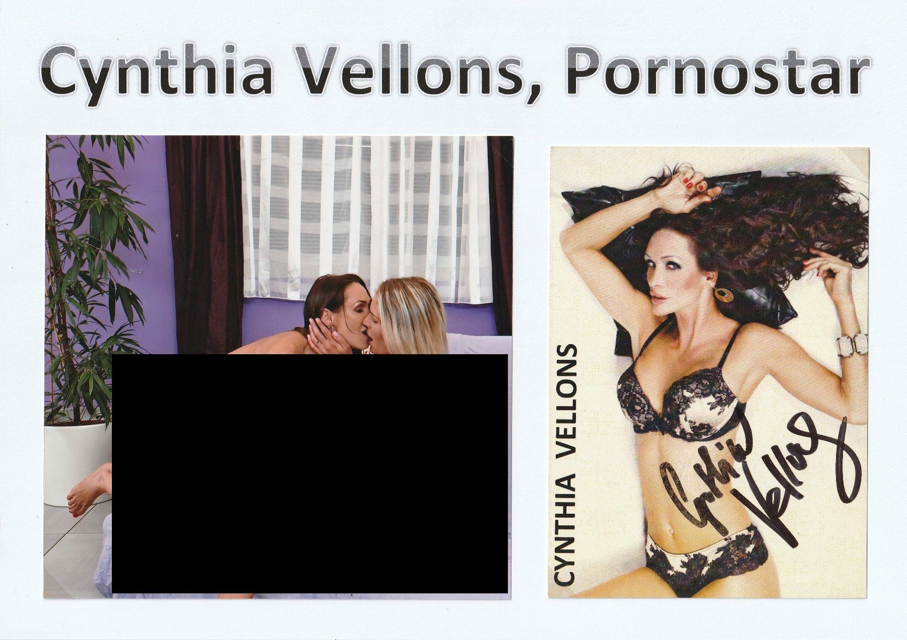 Autogramme: Cynthia Vellons  / Originalautogramm – Gebraucht aus Schwyz von