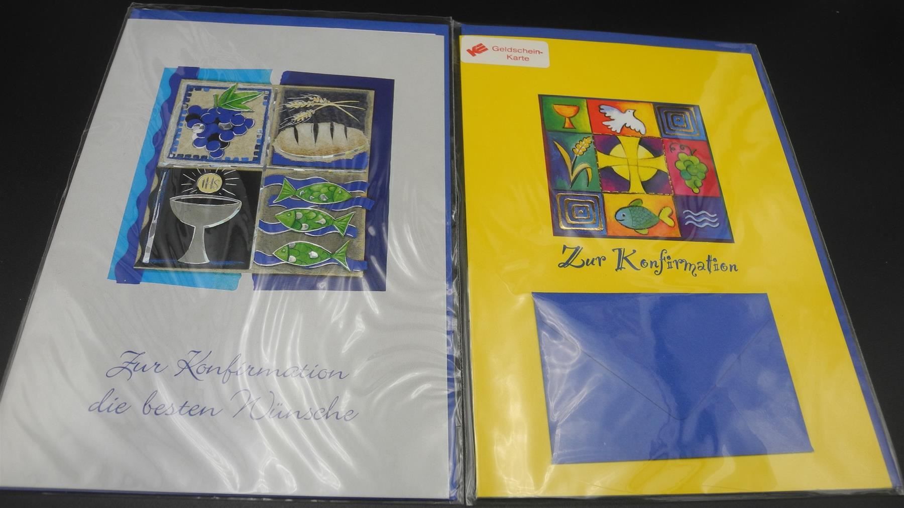 Karten: 4 Konfirmationskarten, Nr. 316 – Neu und originalverpackt aus Kottwil von Crazyrolf 2