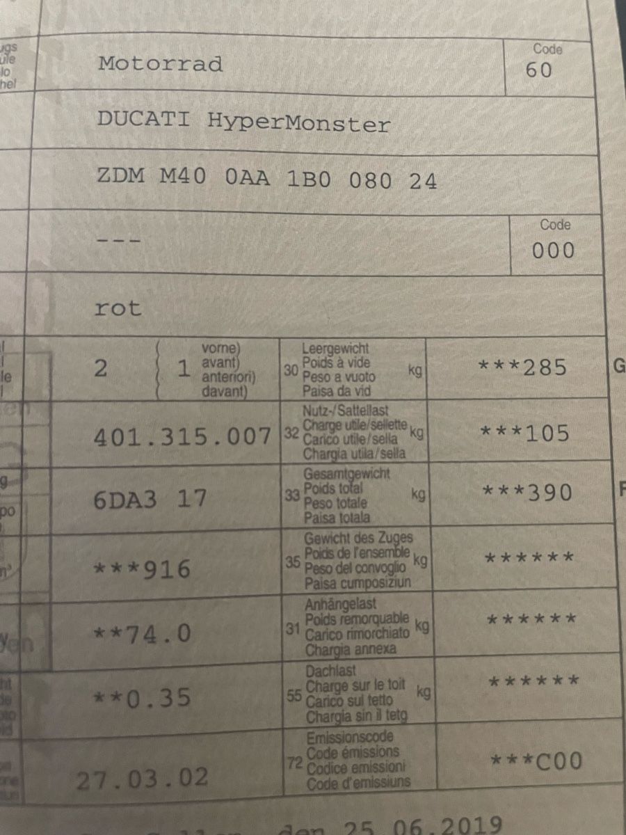 Ducati Strasse: Ducati Hypermonster 916 S4 – Gebraucht aus Gossau SG von 52962 3