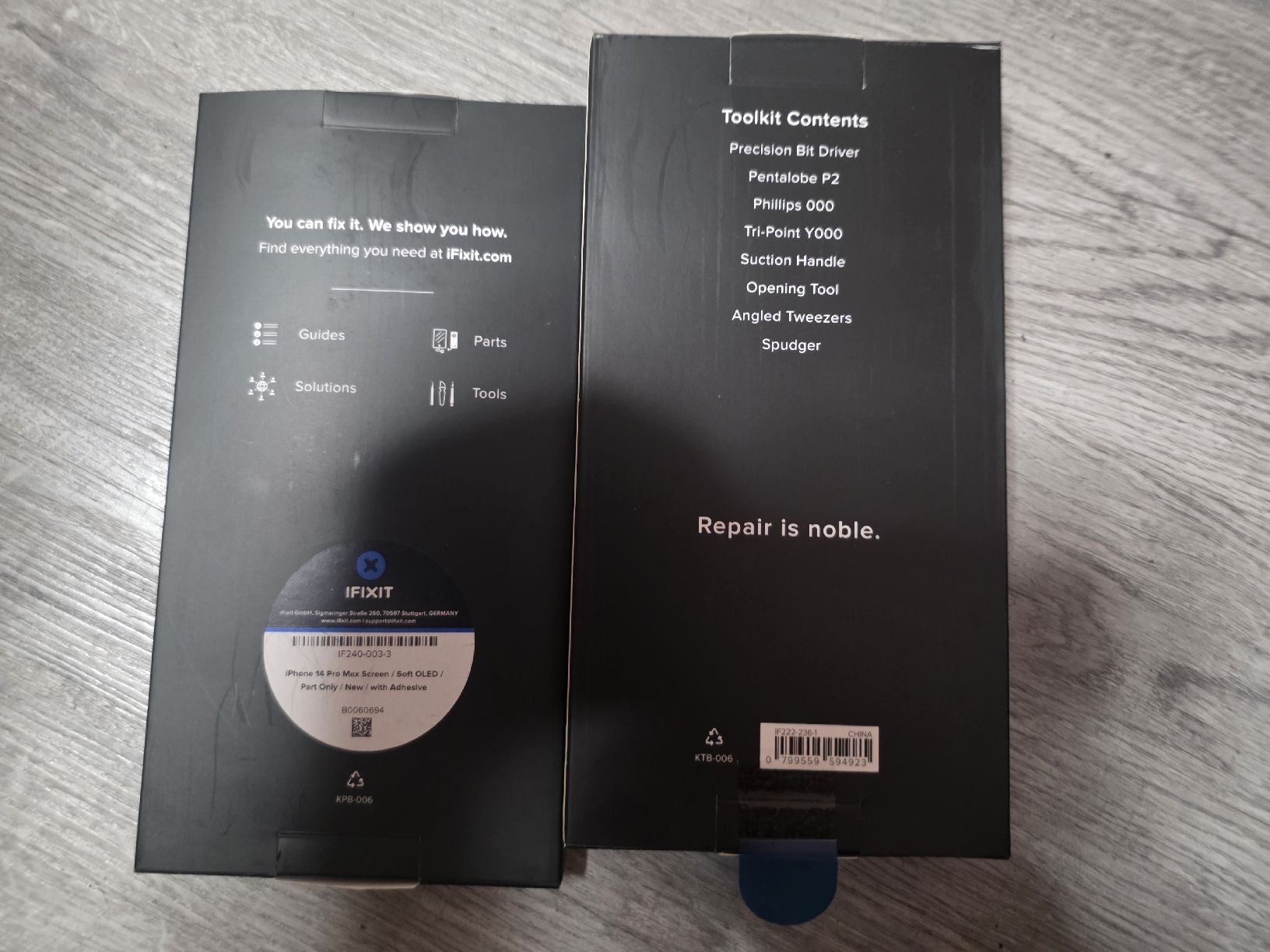 Alle Werkzeuge: iFixit iPhone 14 Pro Max Ecran Soft OLED / + outils ecran nf – Neu und originalverpackt aus Genève von mei_d6lr