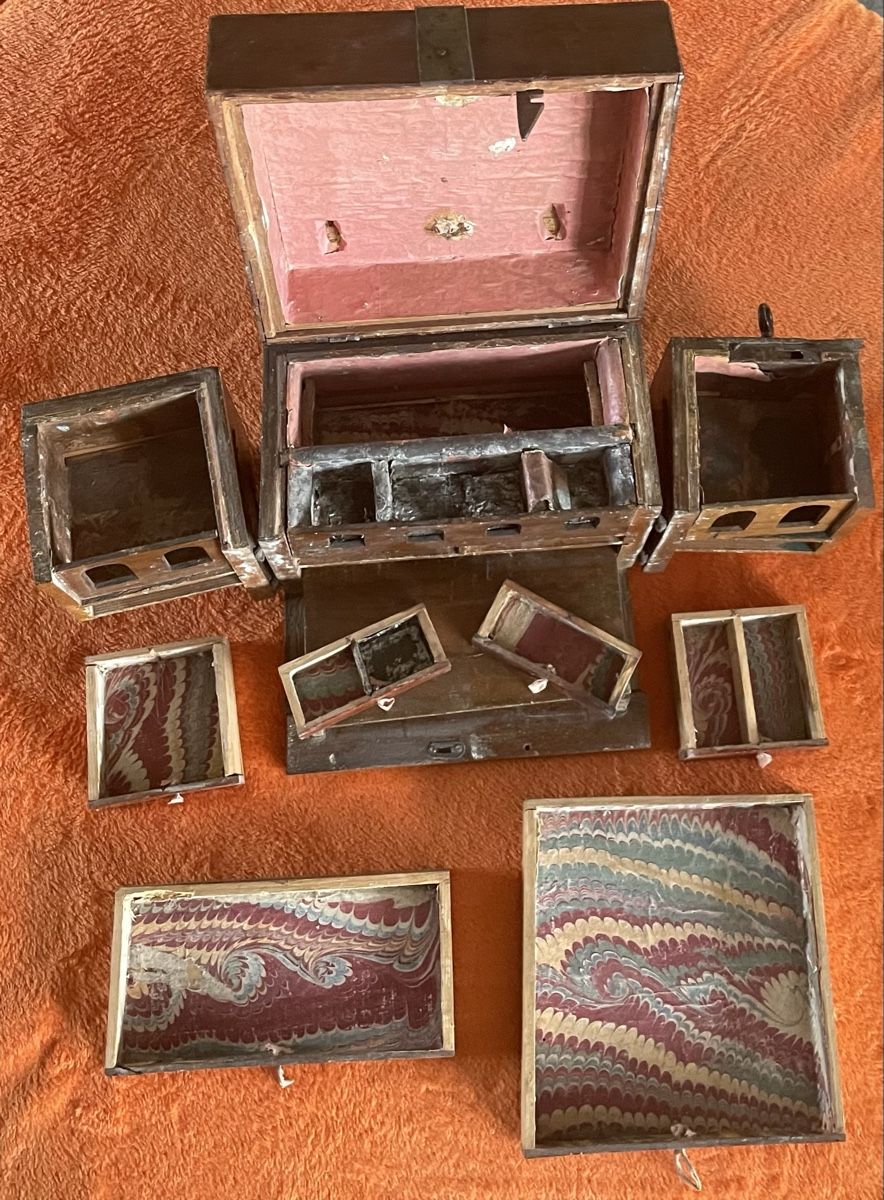 Cassapanche: Antike Reiseapotheke Schatulle – Usato da Rorschacherberg venduto da farmer61 8