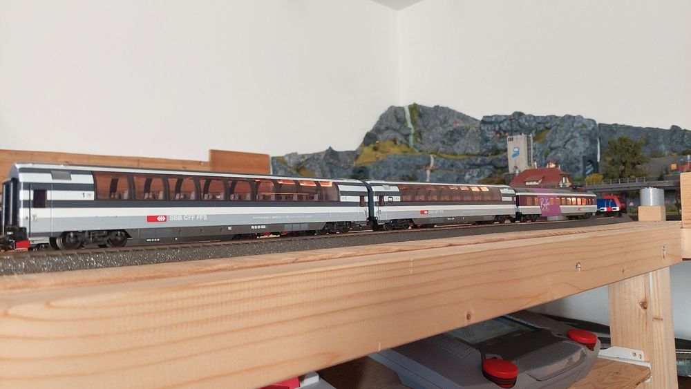 Set De Wagons EuroCity SBB/CFF (Märklin HO) – 4367, Occasion Comme Neuf