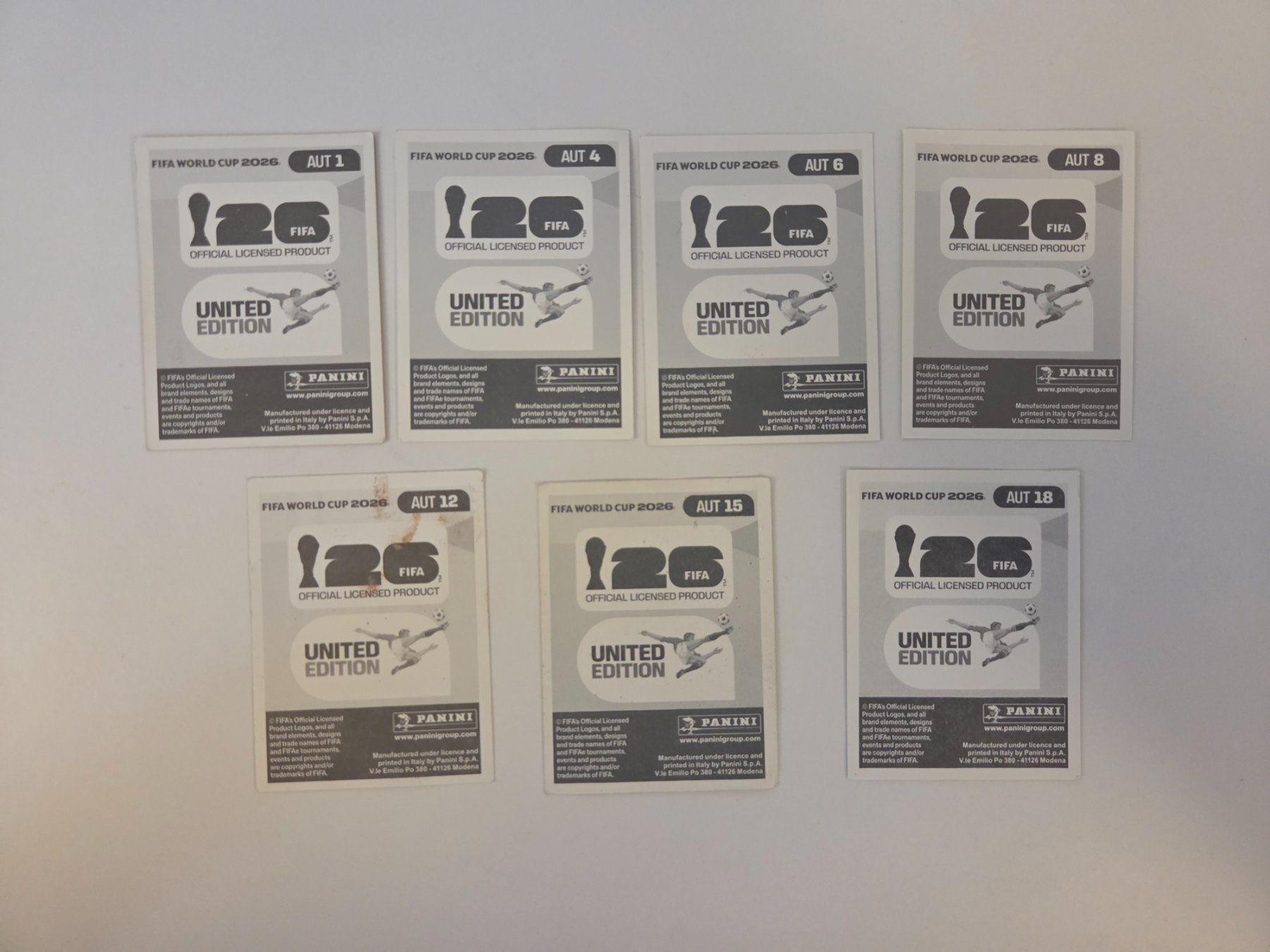 Panini Carte collezionabili: Sticker Panini WM 2026 Austria 7 Stk – Nuovo (secondo la descrizione) da Baar venduto da Honzik02 1