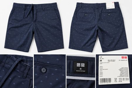 Short Uniqlo Homme, Taille M, Slim Fit, État Neuf