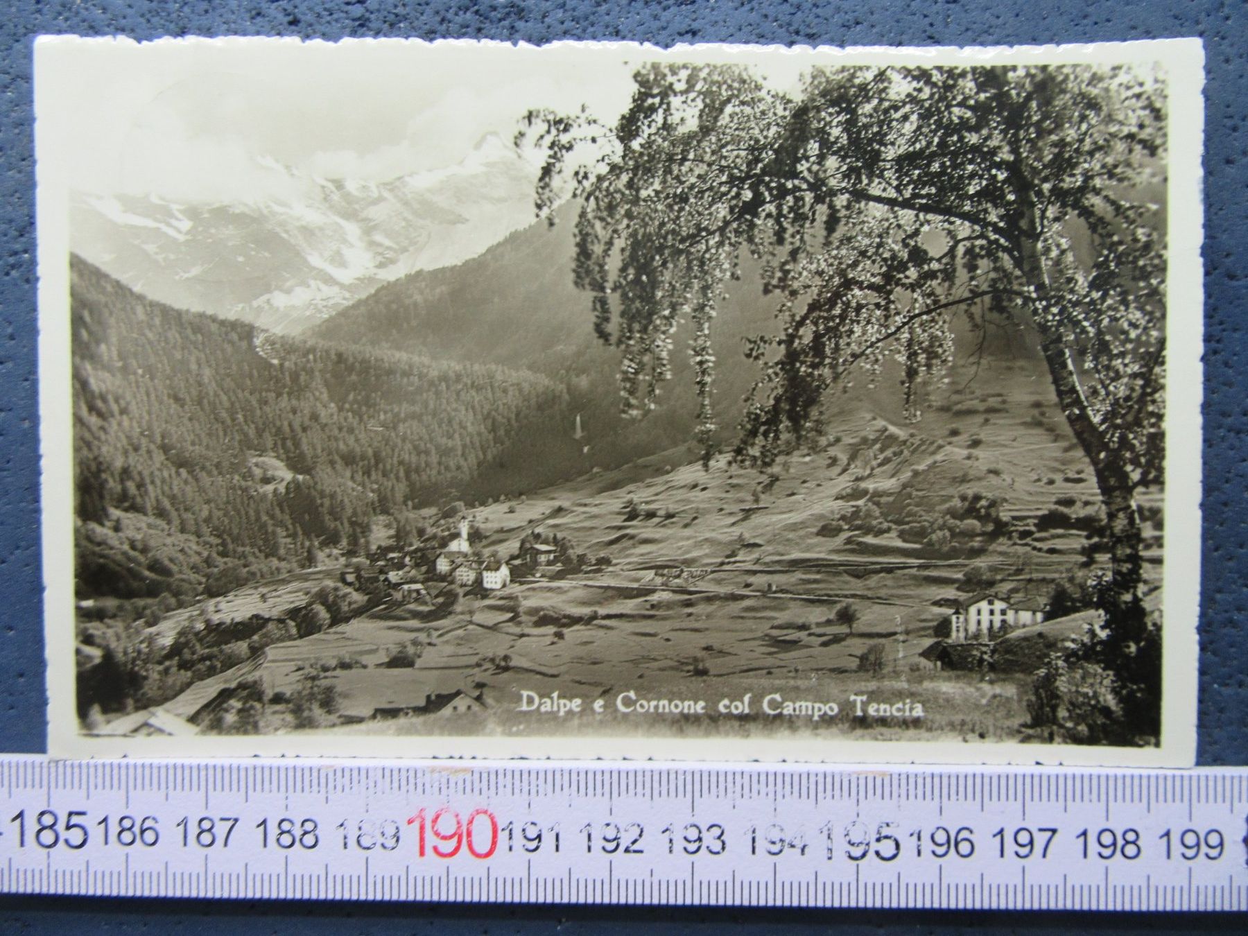 Ansichtskarten: DALPE E CORNONE COL CAMPO TENICA 1945 TICINO AK – Gebraucht aus Ettingen von Hausi4711