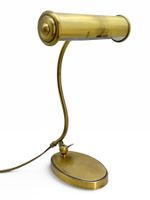 Ancienne lampe de banquier en laiton