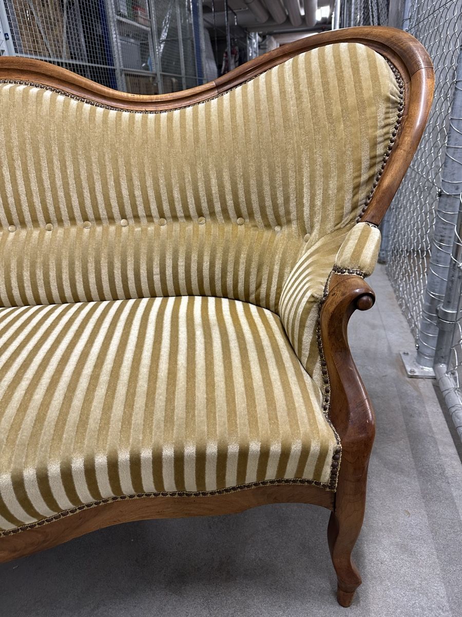 Divani: schönes antikes Sofa Louis Philippe Massiv Nussbaum  – Usato da Bolligen venduto da Astrophysiker06 3