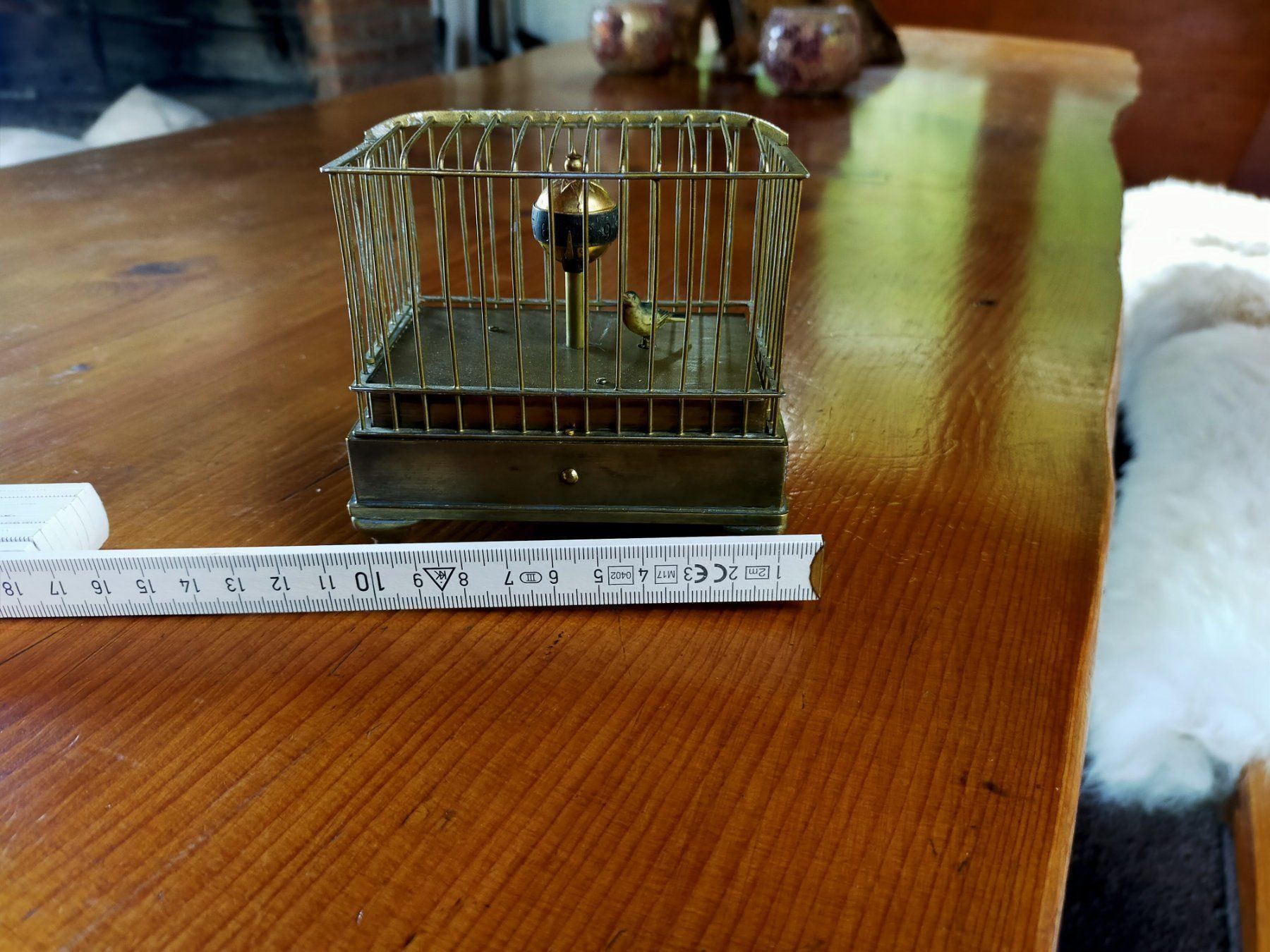 Orologi: Antike Vogelkäfiguhr Novelty Clock – Usato da Ennetmoos venduto da brunhildenb 1