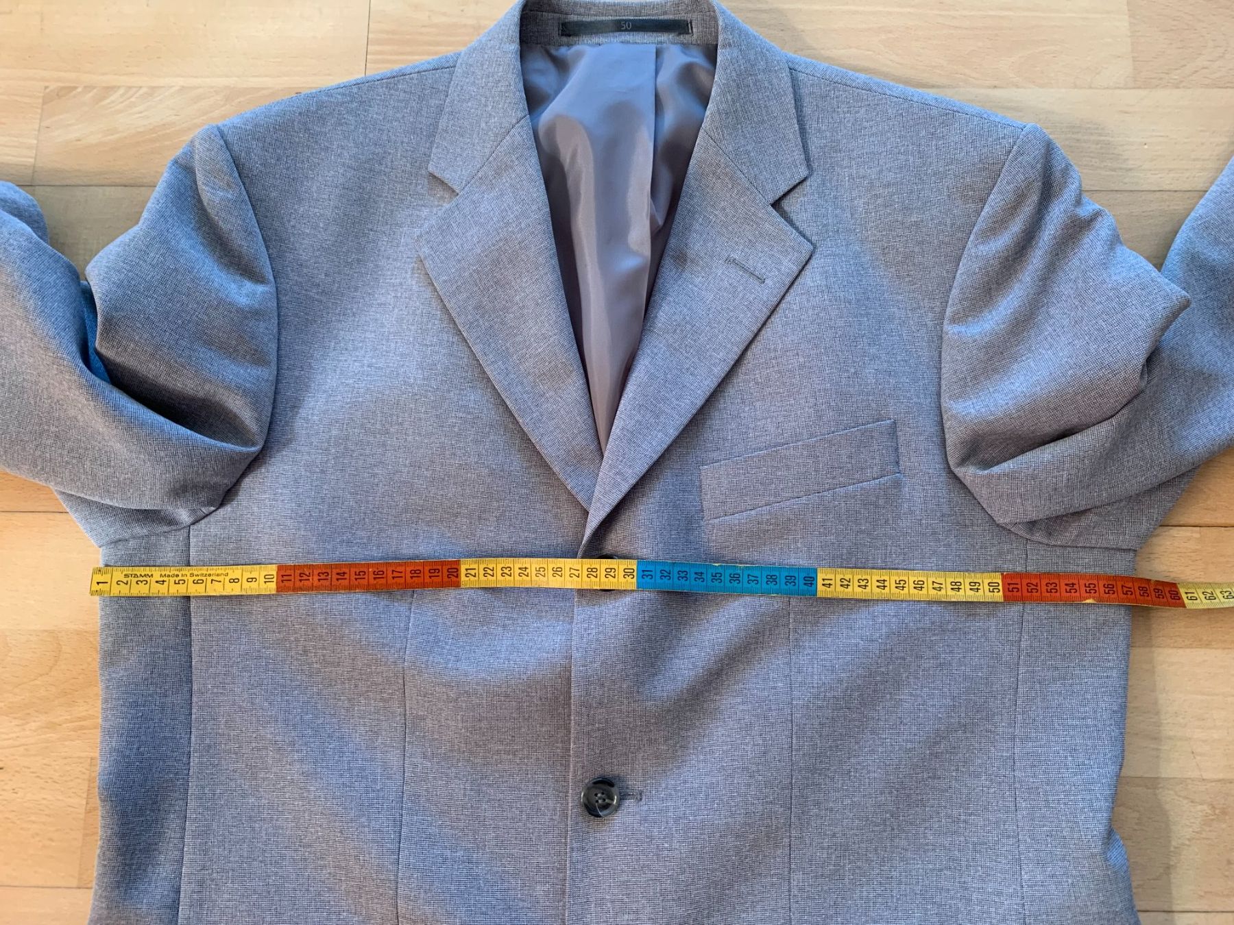 Giacche: Kingfield Herren Blazer, Gr. 50, Grau – Usato da Worb venduto da farben20zauber 3