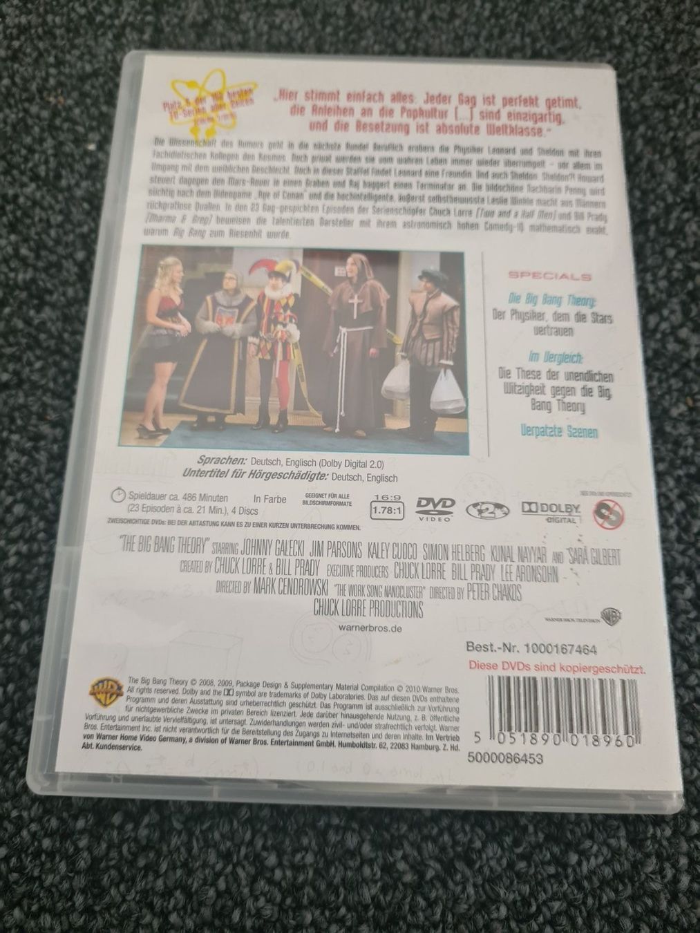 Tutti i DVDs: THE BIG BANG THEORY STAFFEL 2 – Usato da Ruswil venduto da M71 1