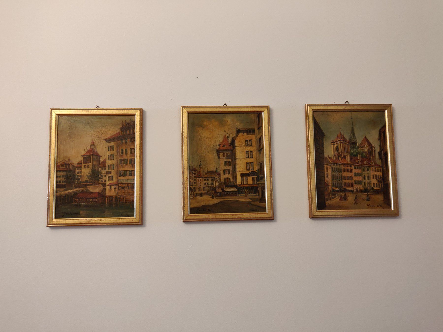 Tele & Cornici: Tableaux vue Genève – Usato da Genève venduto da caco74 1