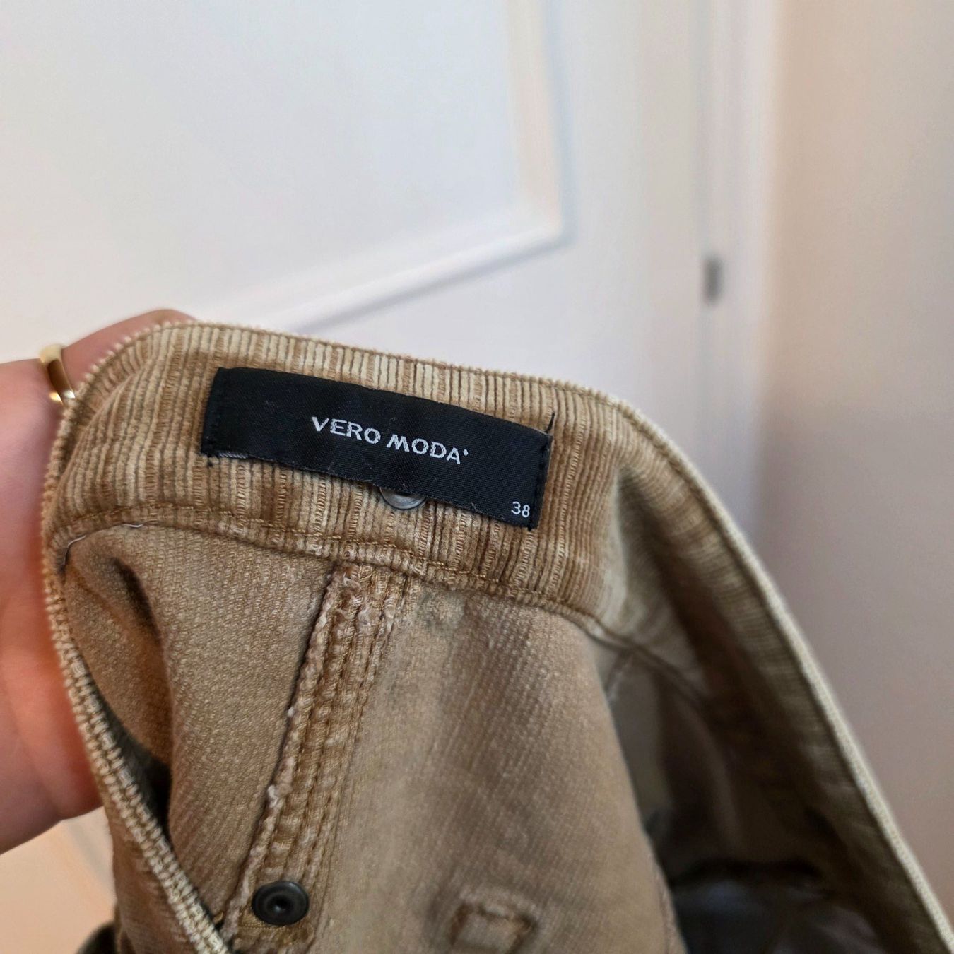 Vero Moda Gonne: Vero Moda Minirock Camel Braun Baumwolle – Usato da Wald ZH venduto da CapLux 7