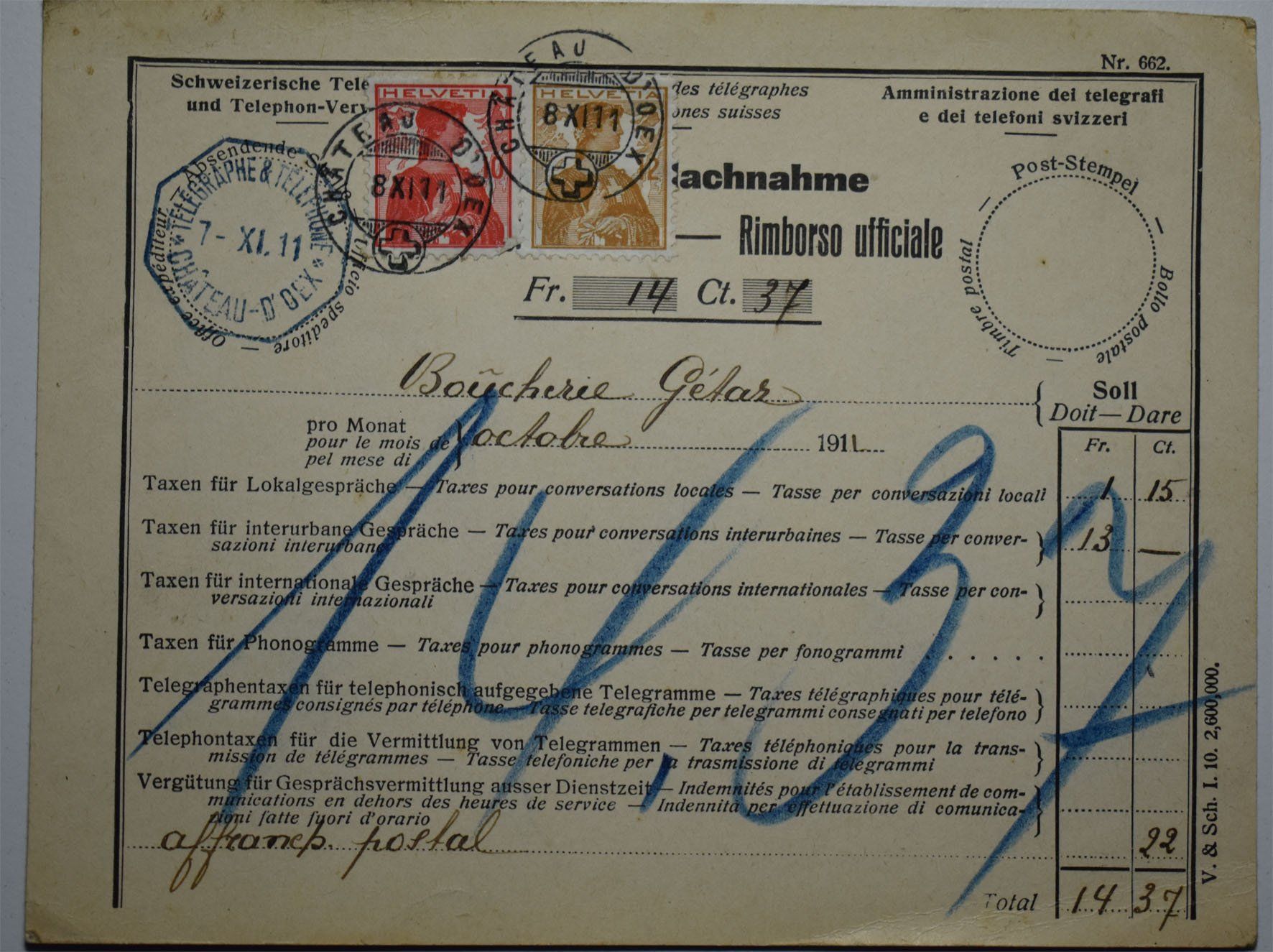 Couverts & Versandtaschen: Lot de lettres anciennes – Gebraucht aus Petit-Lancy von Pimose 5