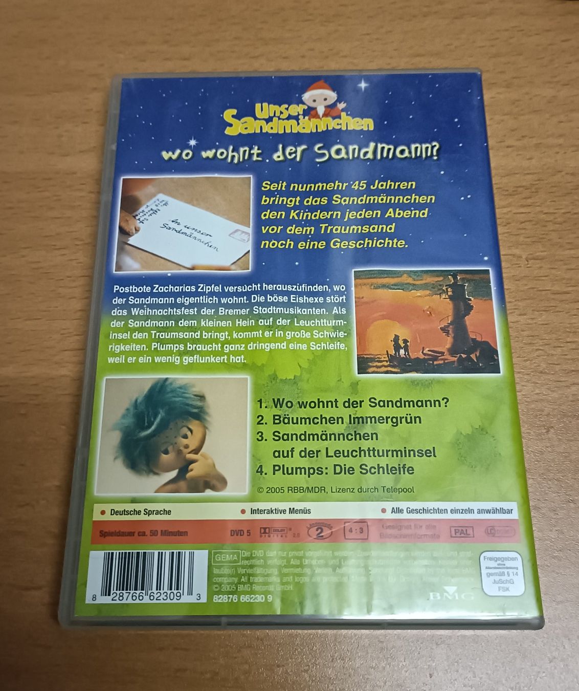 Tutti i DVDs: Unser Sandmännchen: Wo wohnt der Sandmann – Usato da Köniz venduto da Movieportal007 1