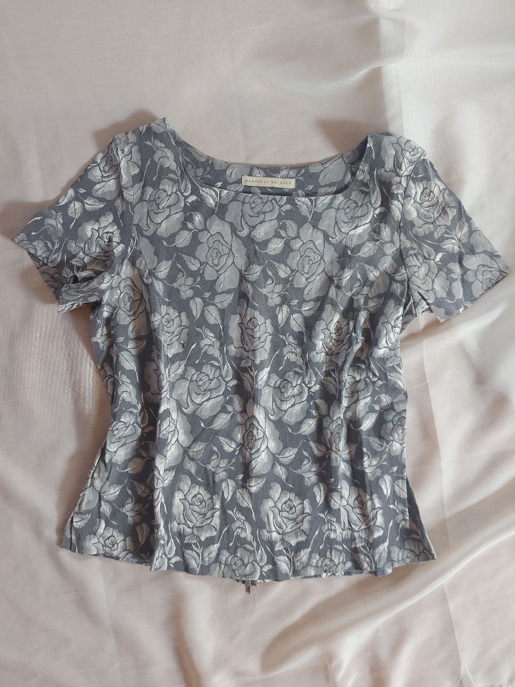 Top: Top vintage brillant - Taille L – Usato da Lausanne venduto da Super-cerise