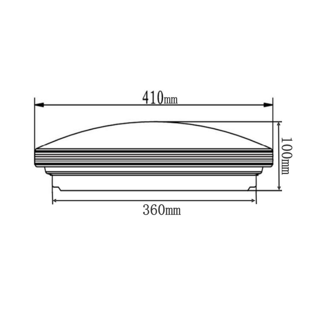 Lampadari & plafoniere: LED Deckenleuchte, Dimmer, 41 cm Ø, IP44 – Nuovo (secondo la descrizione) da Kreuzlingen venduto da Smart-Light 3