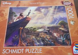 Thomas Kinkade Disney Puzzle "König der Löwen" 1000 Teile