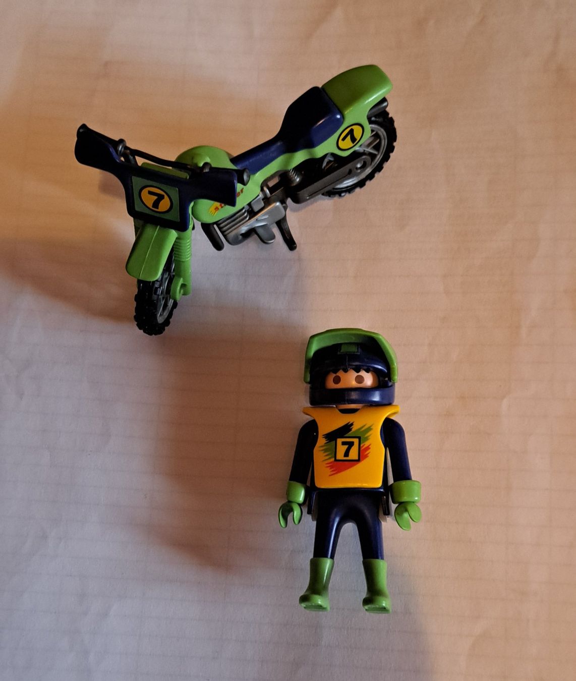 Figuren: Playmobil Motorrad Motocross – Gebraucht aus Breitenbach von Lucky0518
