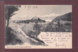 Souvenir de ST. CERGUES - 1902 // pli d'angle //