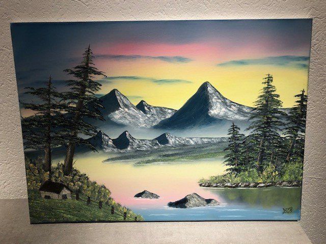 Dipinti: Ölgemälde Berglandschaft – Usato da Altbüron venduto da zet_pnw5
