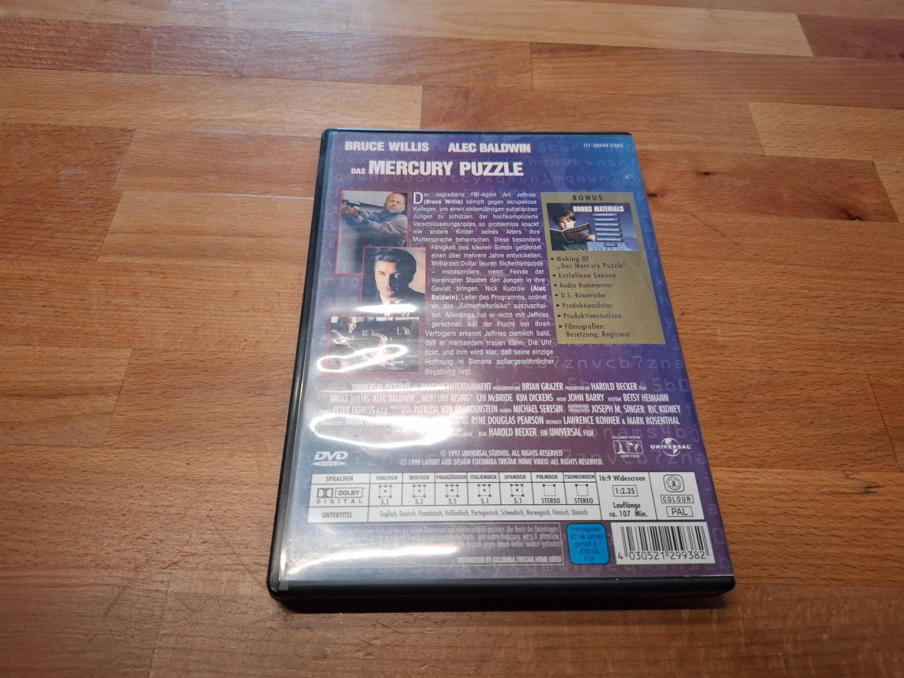 Tutti i DVDs: Das Mercury Puzzle – Usato da Signau venduto da mw91 2