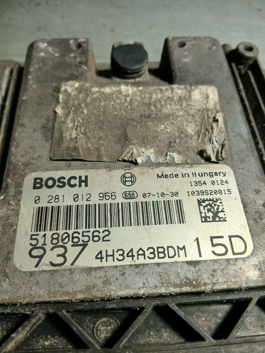Alfa Romeo Tutti pezzi di ricambio auto: ECU Alfa Romeo 147 2000-2010 1.9JTD – Usato da la heutte venduto da Auto-stock 1