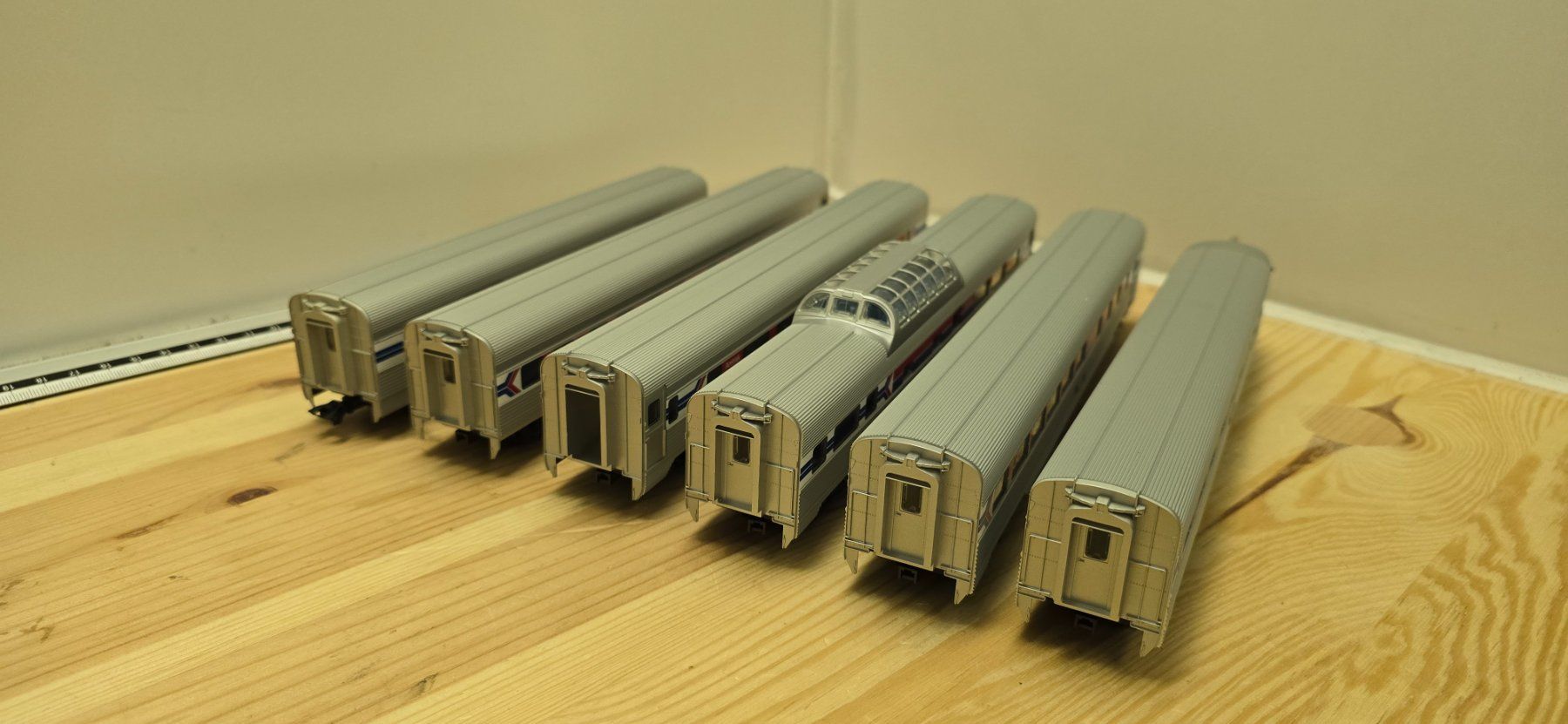 Märklin Modellini di ferrovie: Märklin 43600 Streamliner Zug Amtrak – Nuovo (secondo la descrizione) da Büsserach venduto da ModellbahnDepot 5