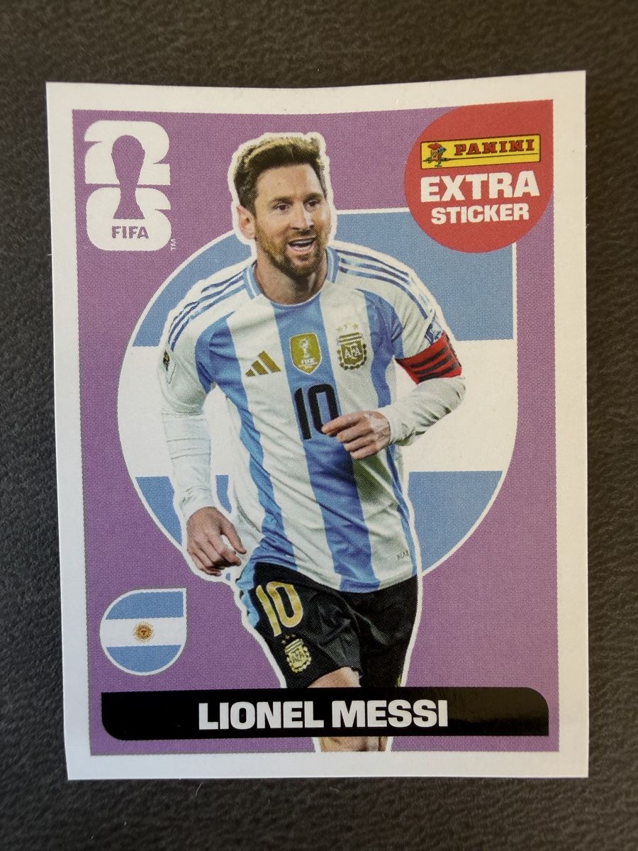 Panini Carte collezionabili: Panini FIFA Extra Sticker Lionel Messi – Nuovo (secondo la descrizione) da Wil SG venduto da Sergione