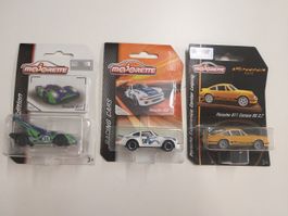 Majorette 3x Porsche