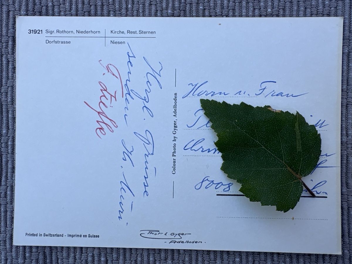 Cartoline postali: AK von Aeschi – Usato da Rümlang venduto da Brieftaube1 1