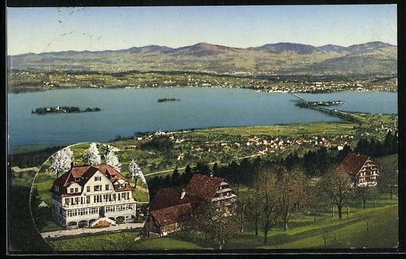 Cartoline postali: Feusisberg, Erholungsheim Feusisgarten,  – Usato da Berlin venduto da bartko-reher
