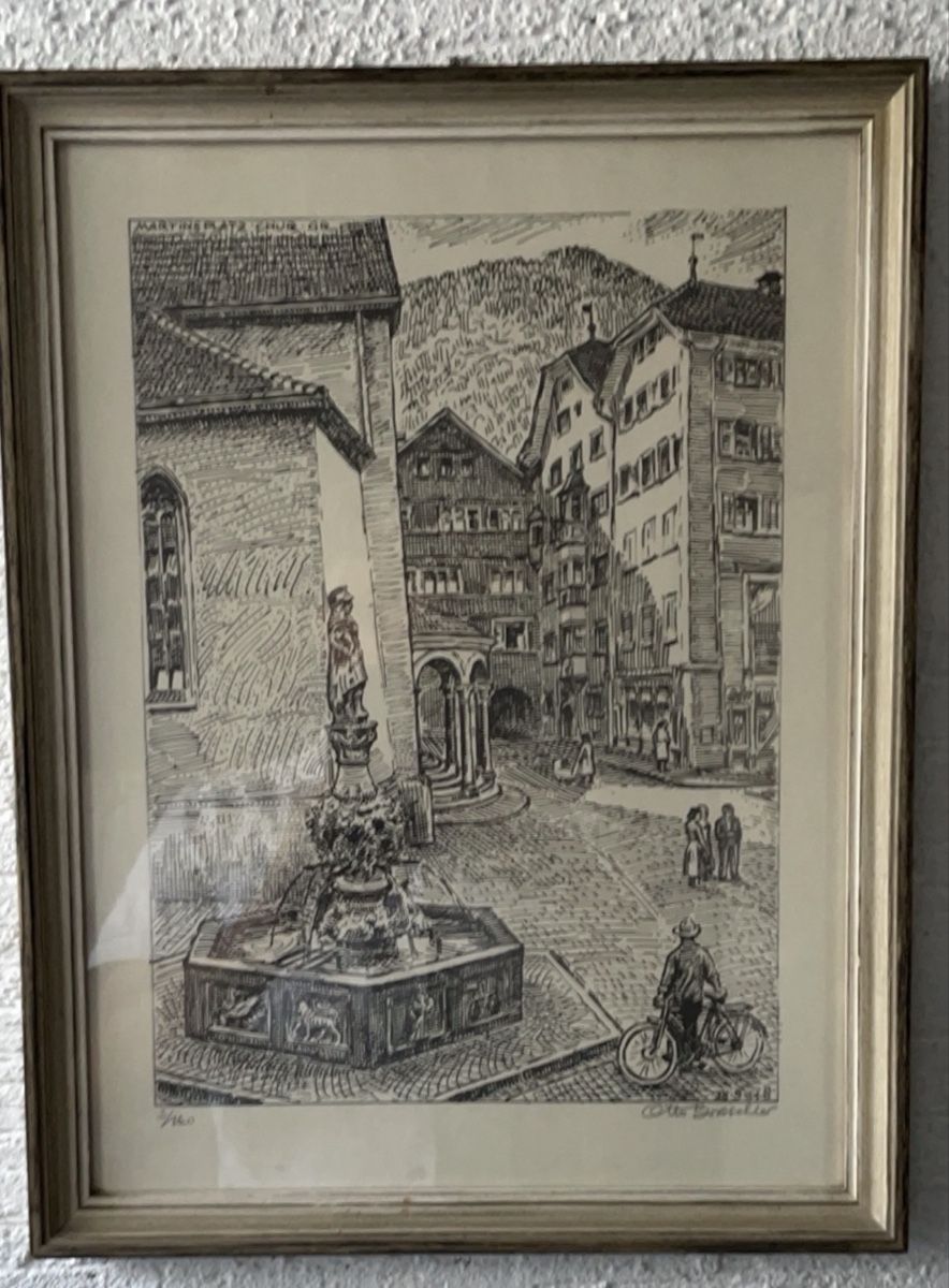 Poster & Bilder: 4 Bilder Otto Braschler (Set) – Gebraucht aus Chur von Tenorio 2