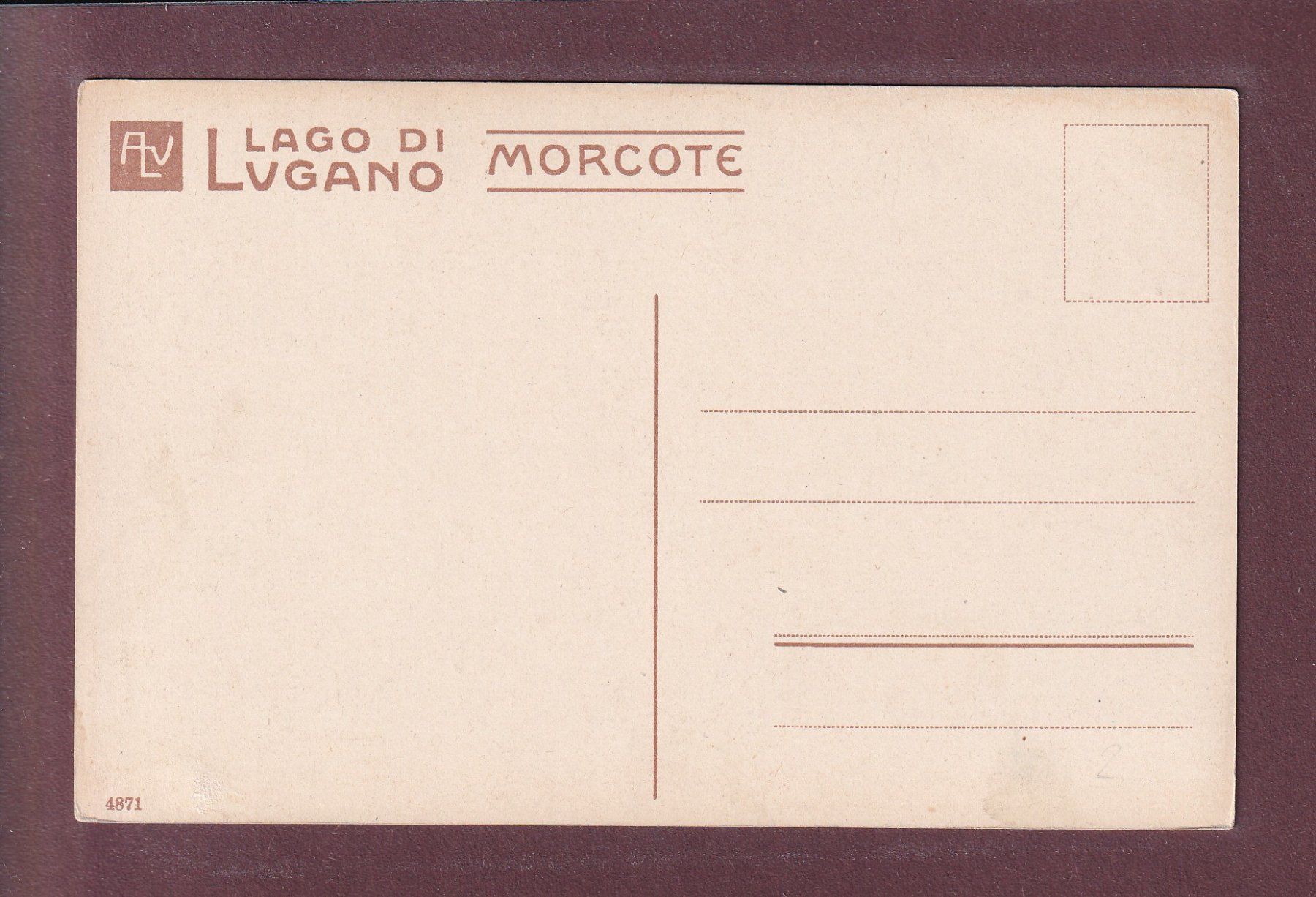 Cartoline postali: MORCOTE – Usato da Pully venduto da nicecards 1