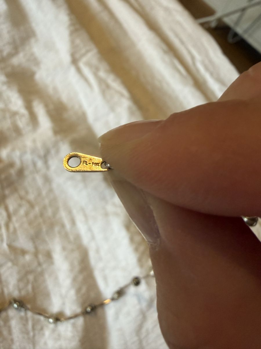 Catenine: 18k vergoldete Perlenkette – Usato da Bottmingen venduto da Itsclaire 5