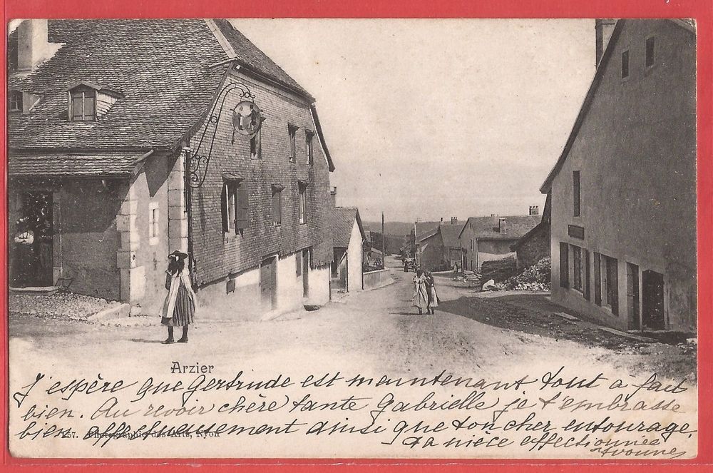 Arzier ArzierleMuids bei StCergues animée 1906 Kaufen auf Ricardo