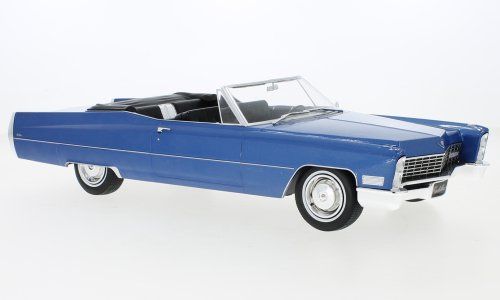 Cadillac Modellini d'auto: Cadillac DeVille Convertible 1967 dunkelblau met.      1:18 – Nuovo e nell'imballaggio originale da Gerlafingen venduto da espero88 5