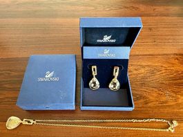 Original SWAROVSKI Schmuckset: Halskette & Ohrringe