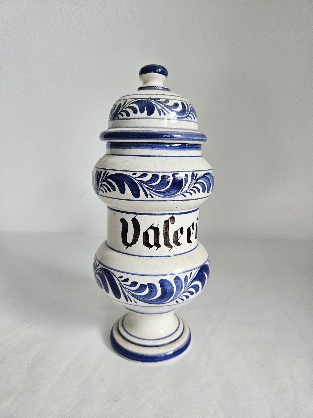 Pentole: blau weisser Keramik-Apothekertopf – Usato da Schaffhausen venduto da Alforall 1
