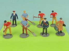 Preiser H0 8 X Miniaturfiguren div. Berufe