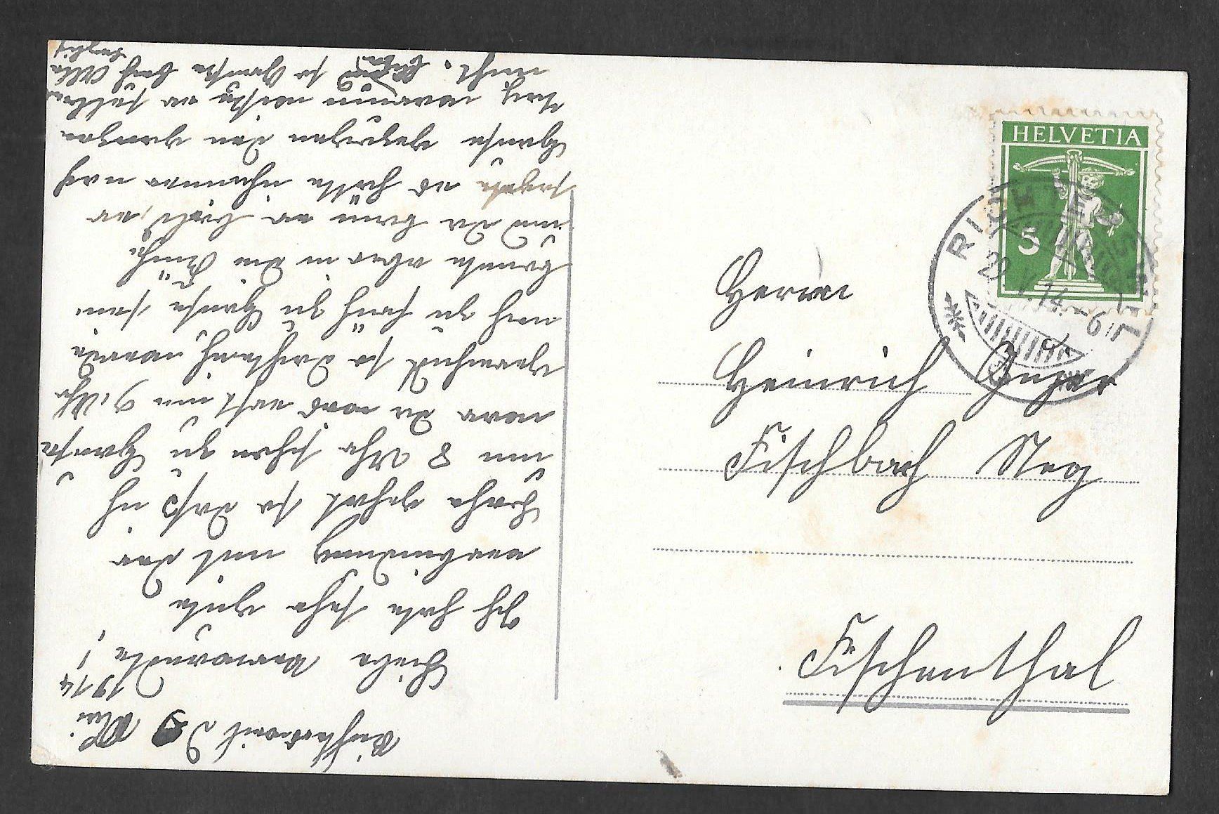 Cartoline postali: Richterswil Gesamtansicht – Usato da Olten venduto da clotaldi 1