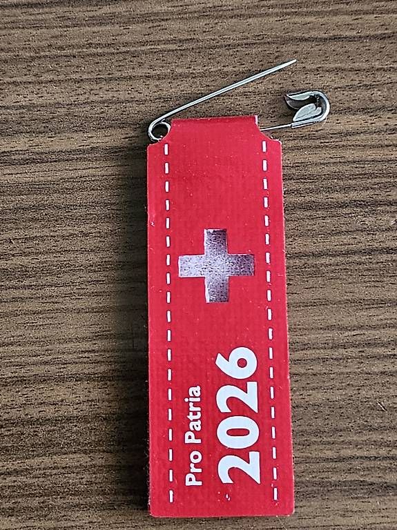 Plaquettes & Badges: 1 August Abzeichen 2026 – D'occasion à Binningen par Oberpfeiffe